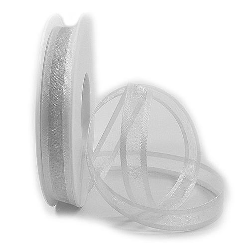 Florband 15mm breit / 25m-Rolle: weiss