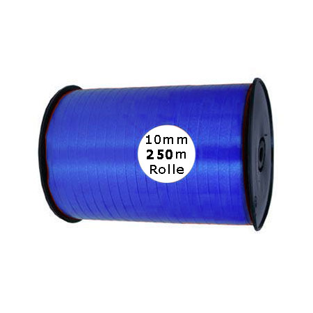 Ringelband: 10mm breit / 250m-Rolle, royalblau