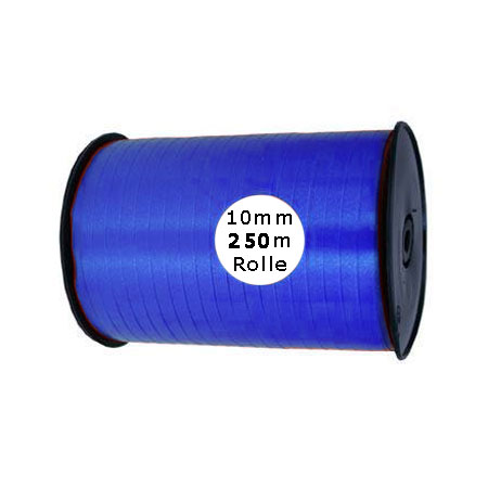 10mm-royalblau Ringelband: 10mm breit / 250m-Rolle, royalblau