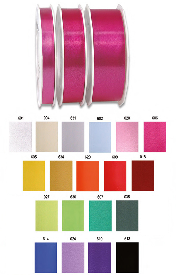 AMERICA-Farbkarte-15-25-40mm Farbkarte Polyband "AMERICA", 15mm breit / 91m-Rolle