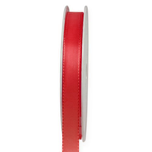 geschenkband_15mm_50m_rot_53315-145 Taftband, rot: 10mm breit / 50-Rolle, mit feiner Webkante