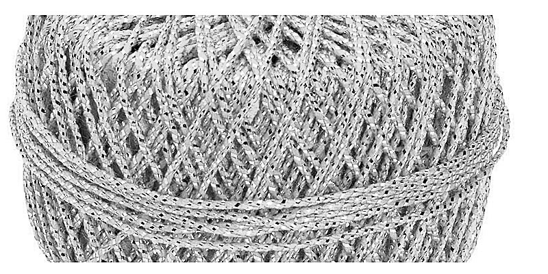 127-631-1 GARN-Kordel: 1,2 mm Ø / 20m-Rolle, silber