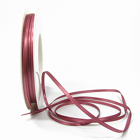 3mm-altrosa-20 Satinband-SINFINITY: 3mm breit / 50m-Rolle, altrosa.