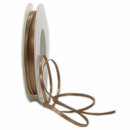 Satinband SINFINITY - bronze (179) - Beispiel 3mm / 50m- Rolle