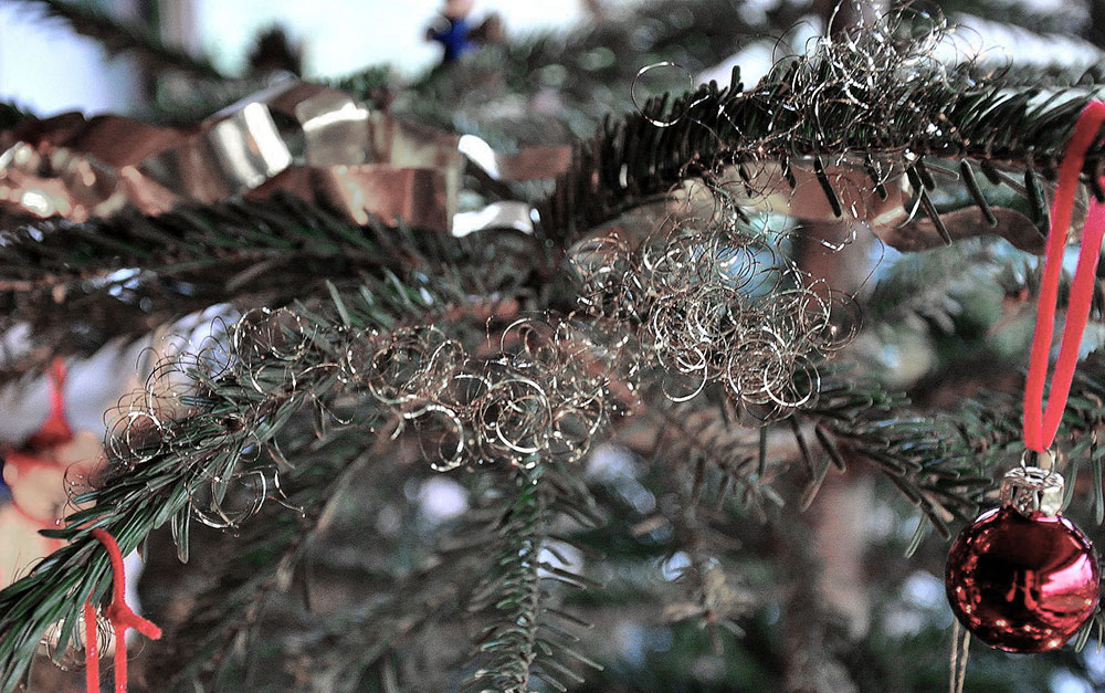 Engelshaar Lametta, gelockt: Ideal für Weihnachtsbaum Dekorationen