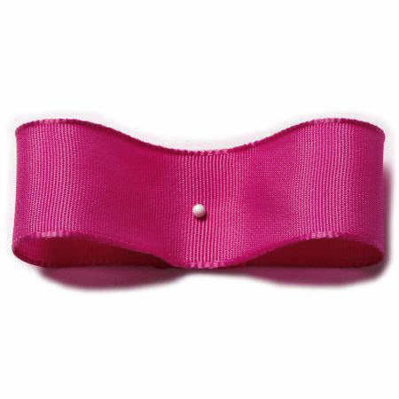 Drahtkantenband: 38mm breit / 25m-Rolle, pink