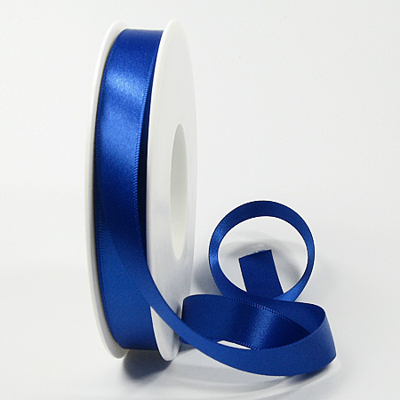 Satinband royalblau, 15mm breit, zur individuellen Bedruckung